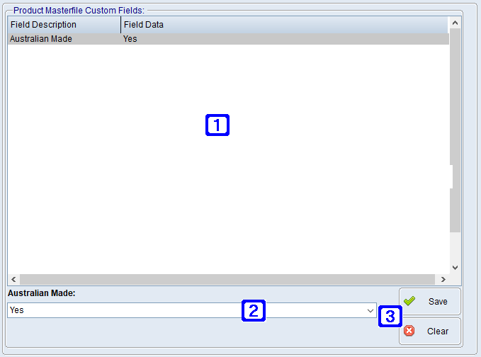 Custom Fields/Attributes Tab Screen Custom Fields/Attributes Tab Screen