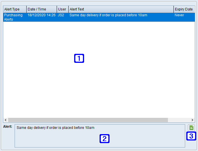 Alerts Tab Screen Alerts Tab Screen