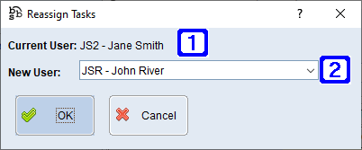 Reassign Tasks Screen Reassign Tasks Screen
