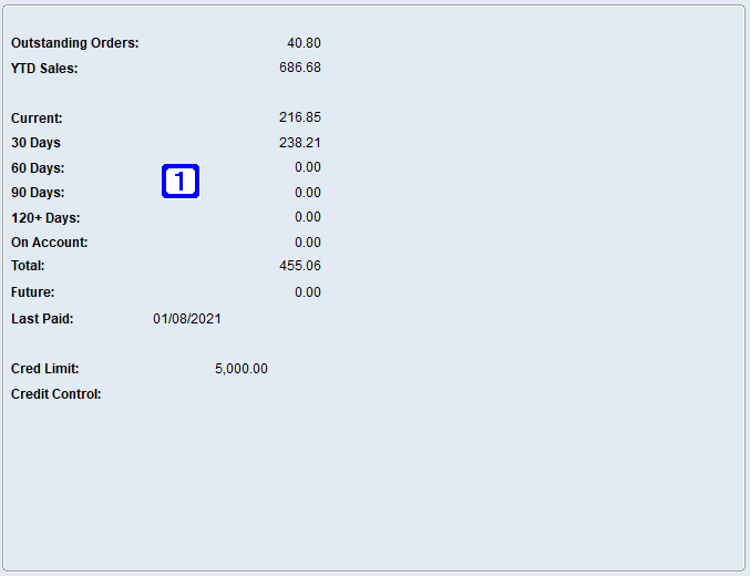Basic Balances Tab Screen Basic Balances Tab Screen