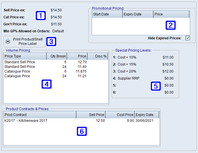 Pricing Tab Screen Pricing Tab Screen